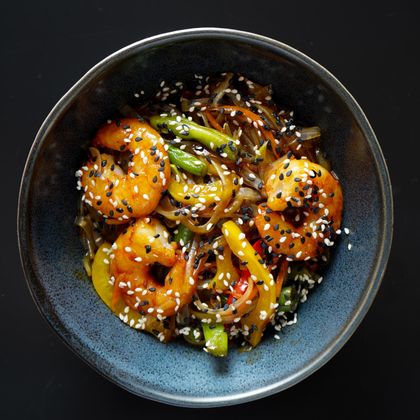WOK С КРЕВЕТКОЙ 380ГР