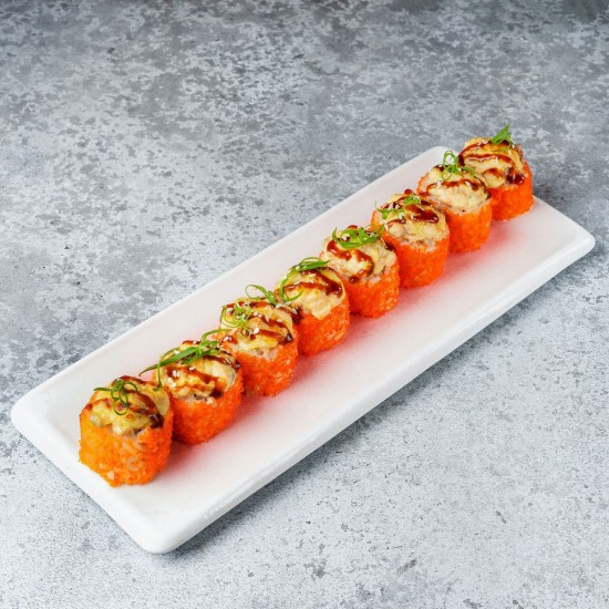 Запечённый ролл "Сырный лосось"