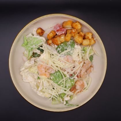 Салат «Цезарь» с креветкой