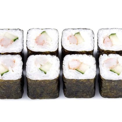 Ролл с креветкой и авокадо