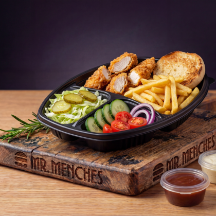 Шаверма на тарелке