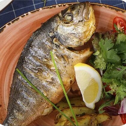 Рыба Дорадо горячего копчения