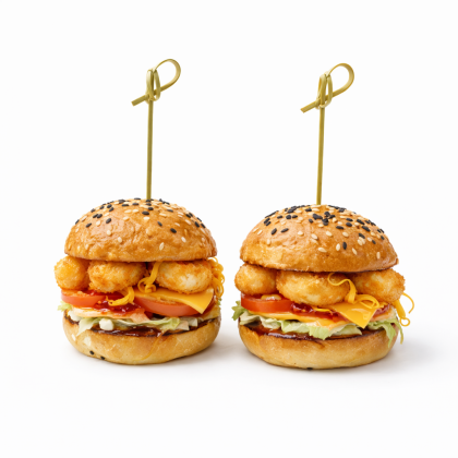 Мини-бургеры с креветками