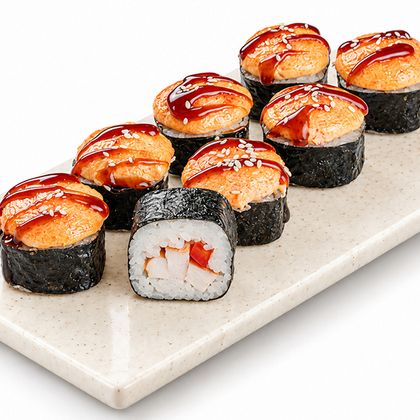 Запеченный с курицей