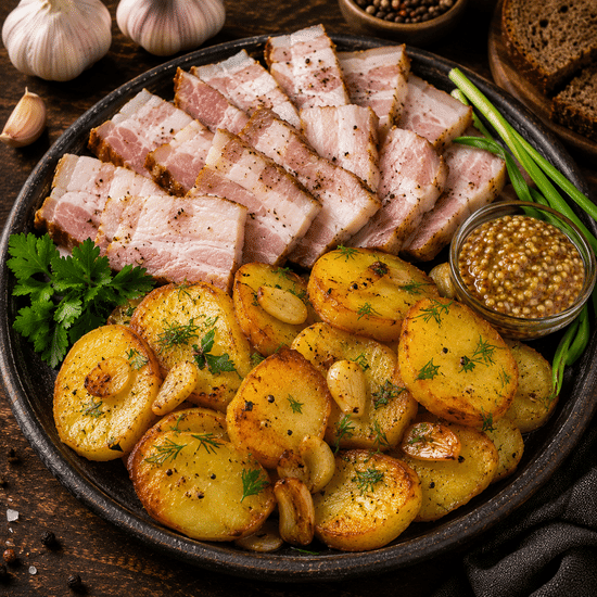 Грудинка соленая