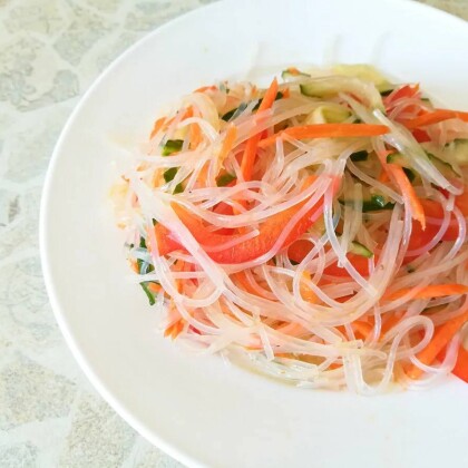 Фунчоза с овощами