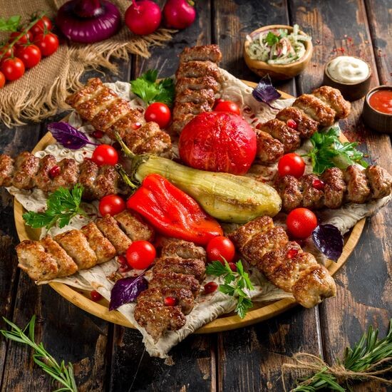 Ассорти люля с овощами № 2