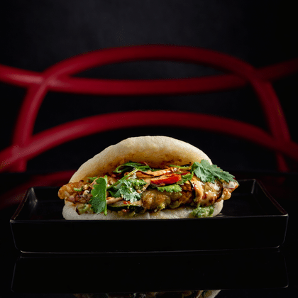 Бао с хрустящей креветкой