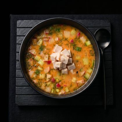 Окрошка «Том-ям» с курицей