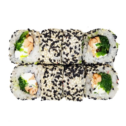 Ролл с лососем и авокадо