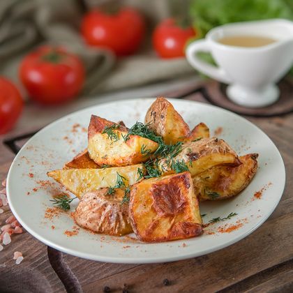 Картофель дольками