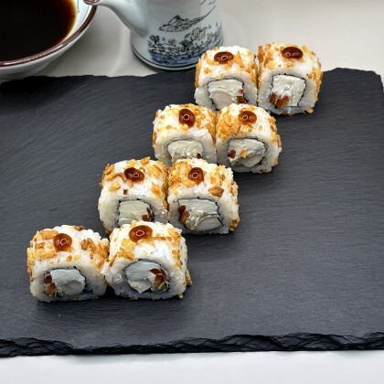 Ролл со стрипсами