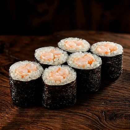 Маки с креветкой