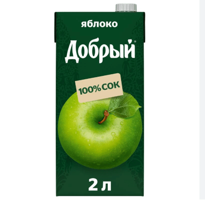 Сок Добрый Яблоко 2л.