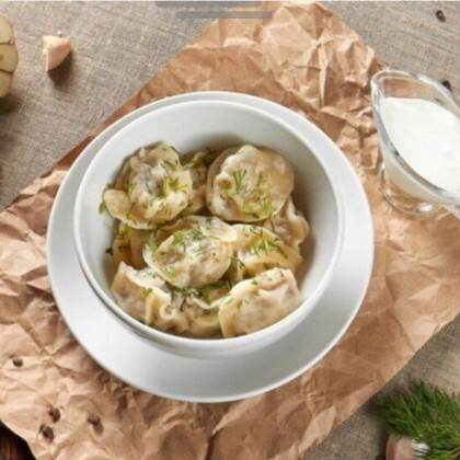 Пельмени со свининой и говядиной