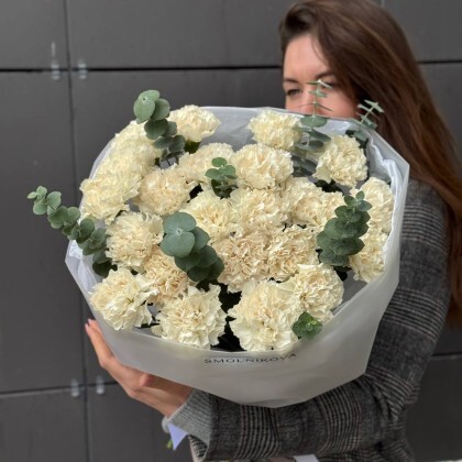 Моно букет из диантусов