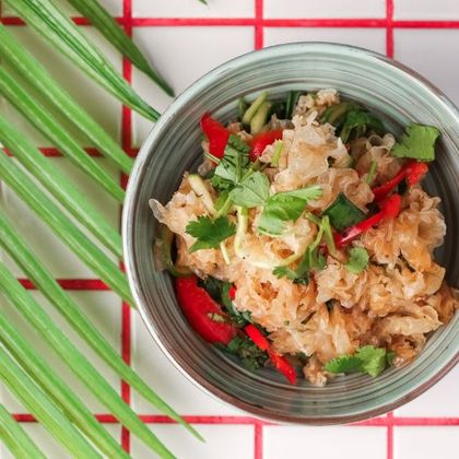 Салат из коралловых грибов