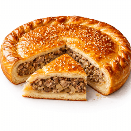 Пирог «Капуста-мясо»