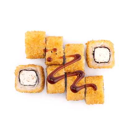 Жареный с крабом ( 8 шт.)