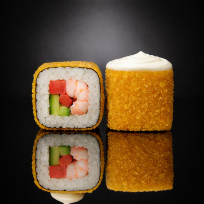 Цезарь темпура с Креветкой