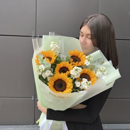 Букет с солнышками 🌻