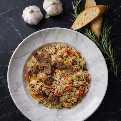 Плов из говядины