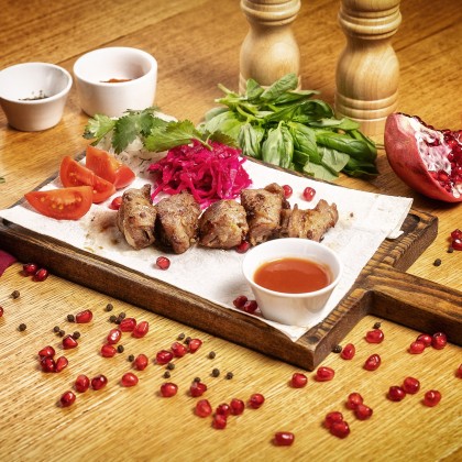 Мцвади (шашлык) из свиной шеи