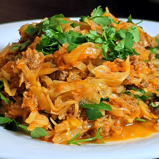 Капуста тушеная