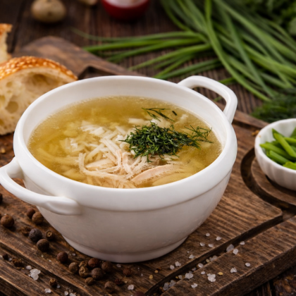 Лапша домашняя с курицей