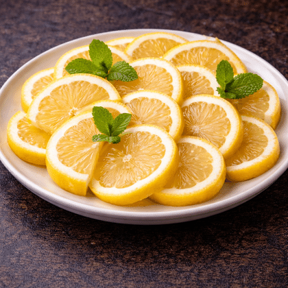 Лимон в нарезке