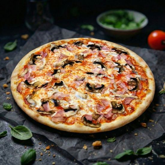 Курица, Бекон, Грибы