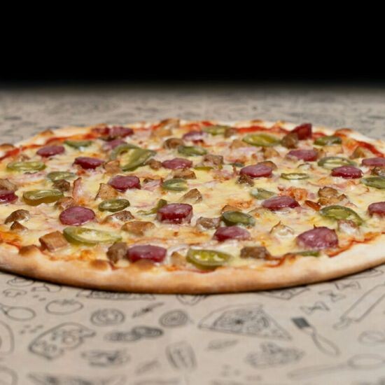 Пицца «Колбаски и перчик»