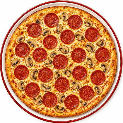 Пицца «Пепперони с грибами»
