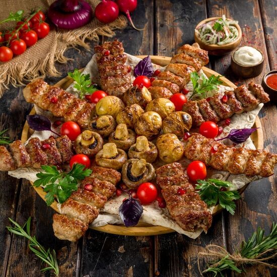 Ассорти люля с овощами № 1