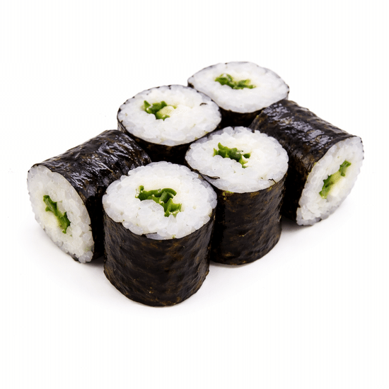 Мини ролл с зеленым луком и сливочным сыром