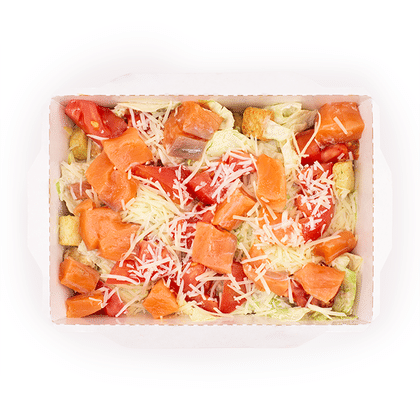 Цезарь с семгой