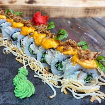 Ролл запеченный с курицей