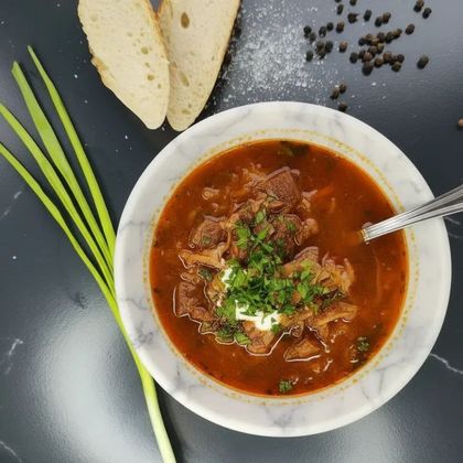 Борщ из говядины