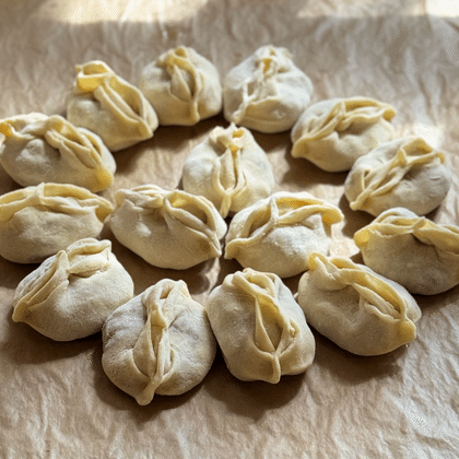 Замороженные манты с говядиной