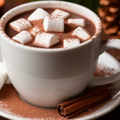 Горячий шоколад с маршмеллоу