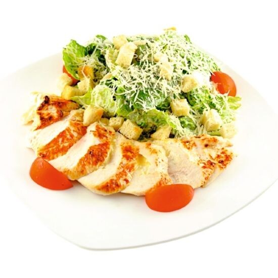 Салат цезарь с курицей