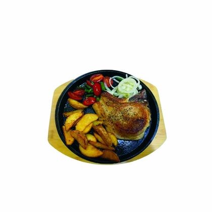 Стейк из свинины на кости