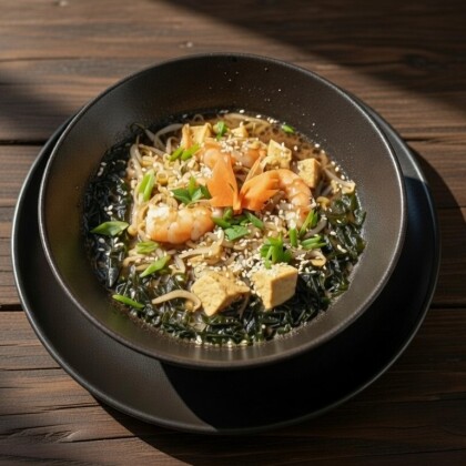 Мисо суп с креветкой