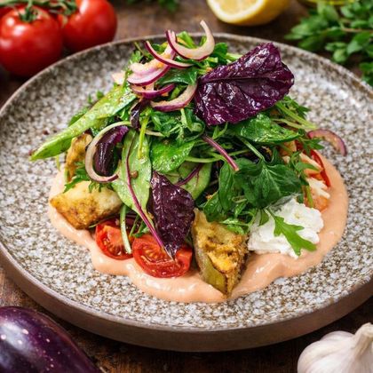 Салат «Хрустящий баклажан»