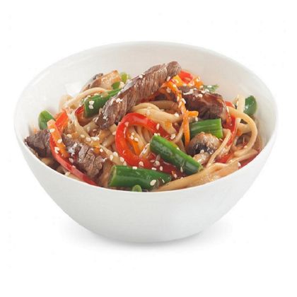 Wok с говядиной в устричном соусе
