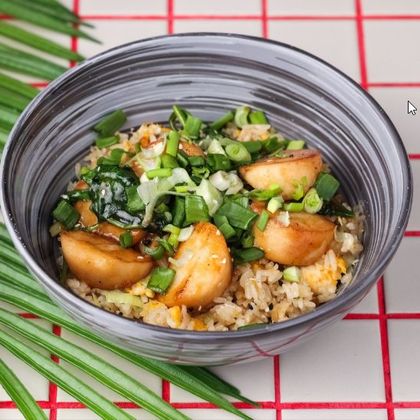 Тяхан с морским гребешком