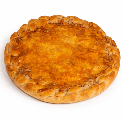 Киш с копчёной курицей