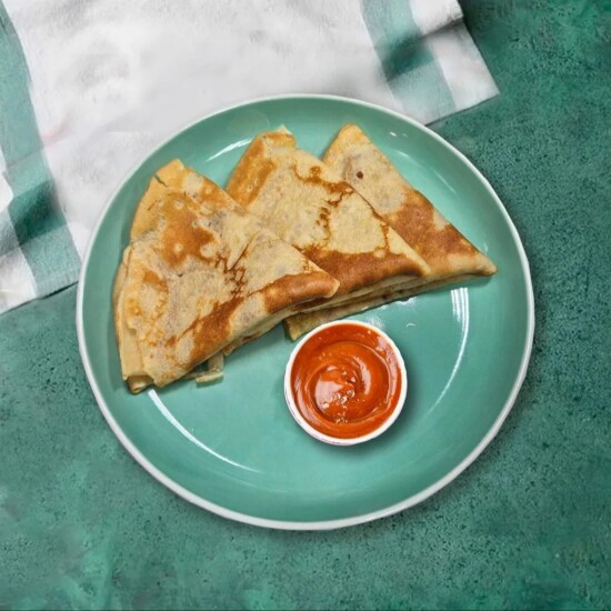 Блины с арахисовой пастой и соленой карамелью