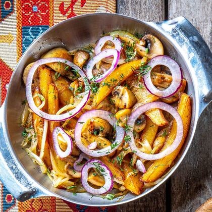 Картошка с грибами