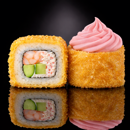 Лава темпура с Креветкой